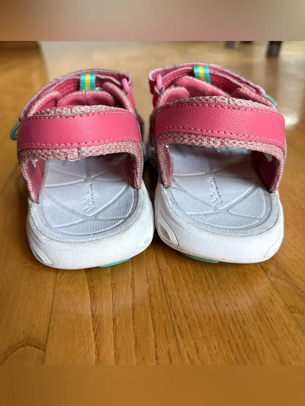 Columbia Techsun Wave Girls' Water-Resistant Fisherman Sandals Pink Size 4